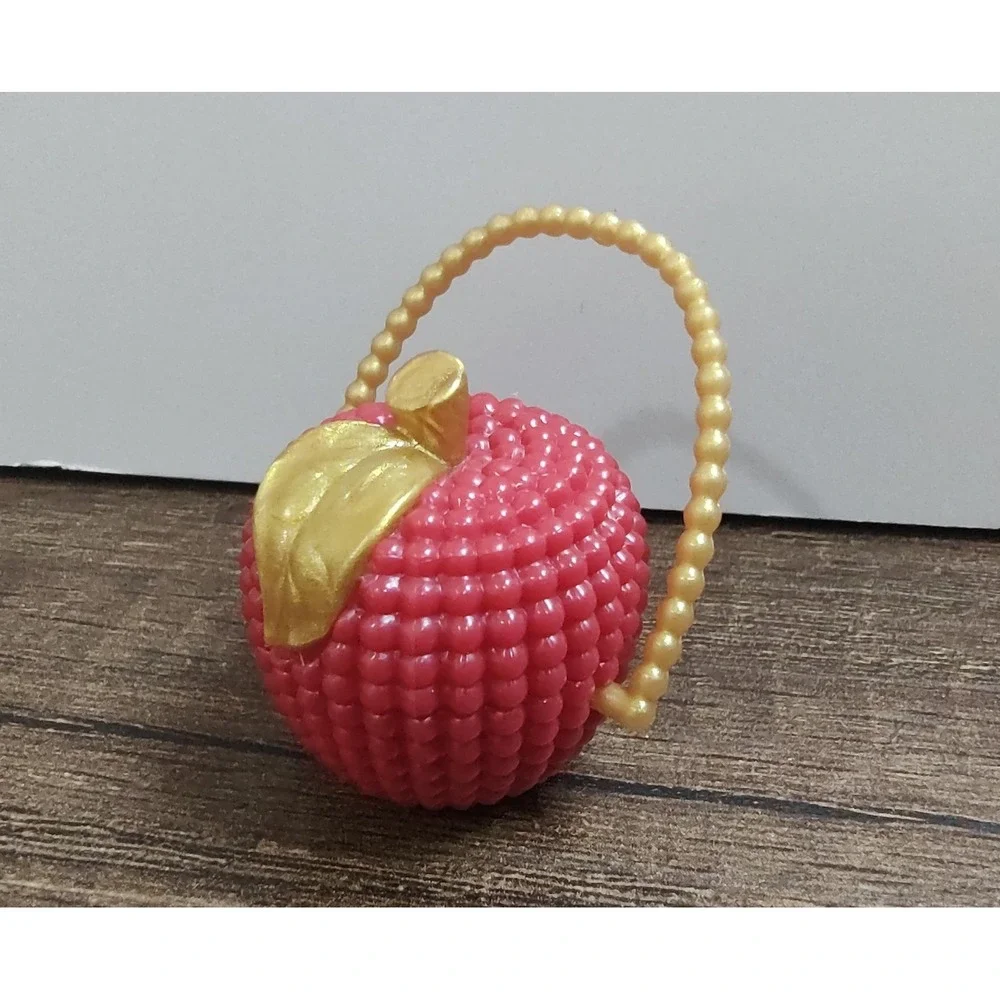 Ever After High Doll Apple White First Chapter Apple Shape Purse Bag Red Gold